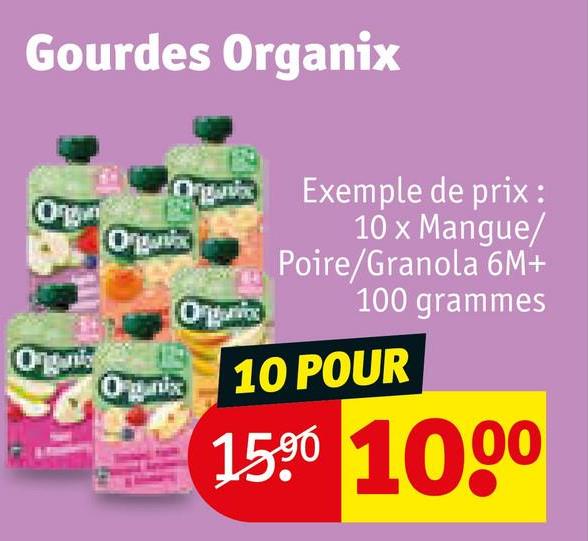 Gourdes Organix