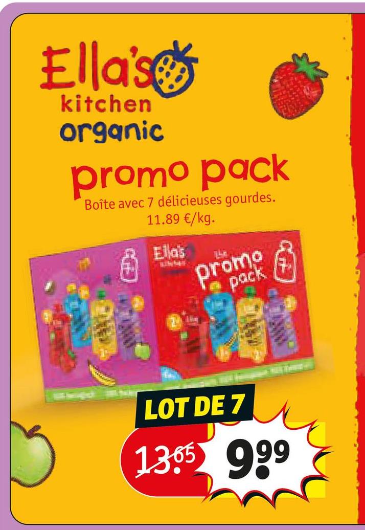 Ella's kitchen organic promo pack