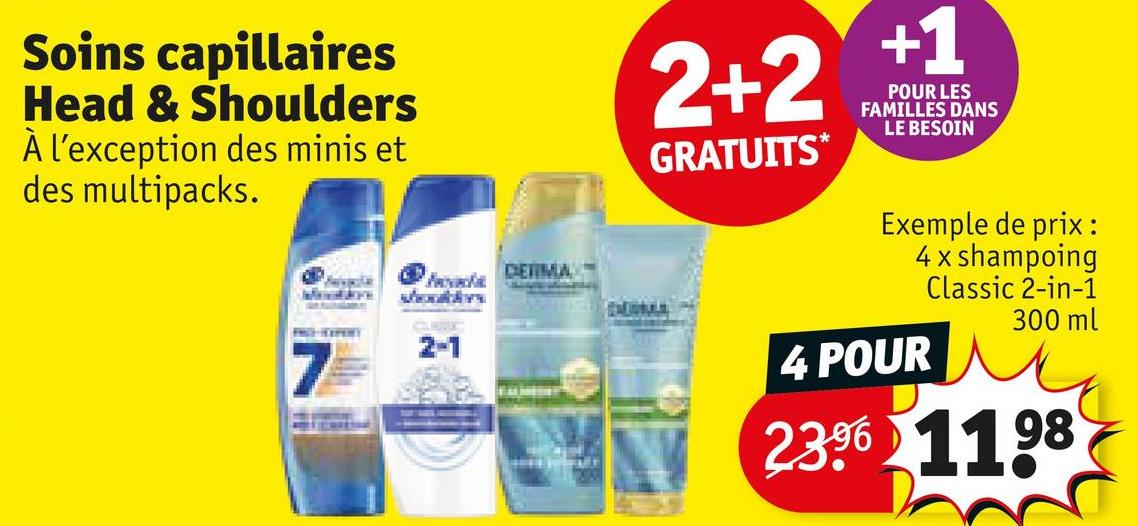 Soins capillaires Head & Shoulders
