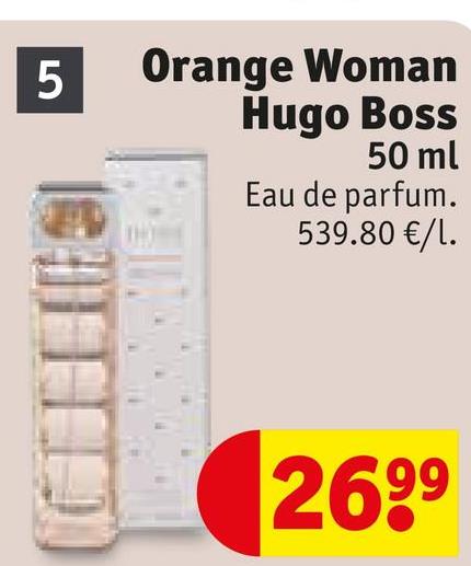 Orange Woman Hugo Boss