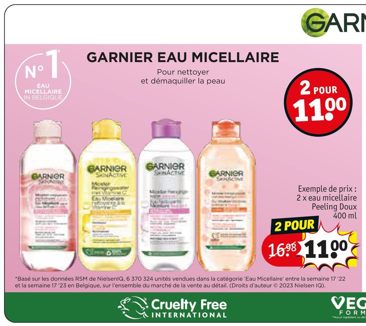 GARNIER EAU MICELLAIRE