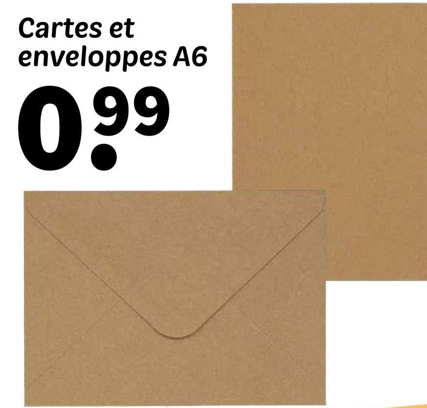 Cartes et enveloppes A6