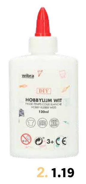 HOBBYLIJM WIT