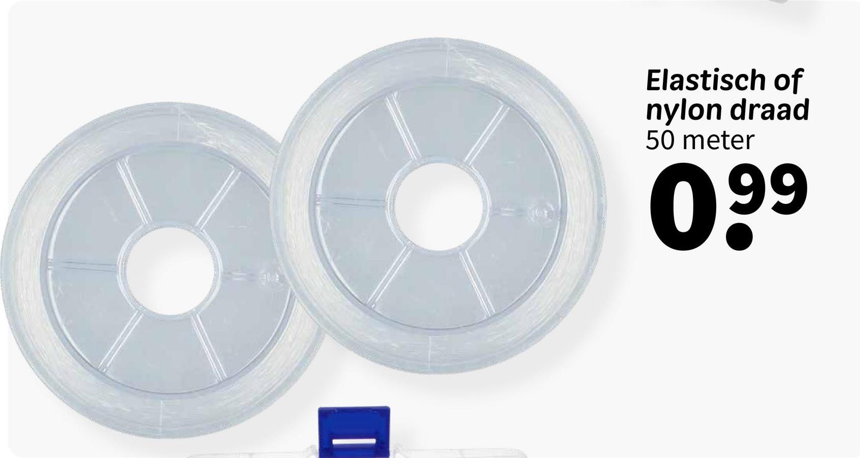 Elastisch of nylon draad