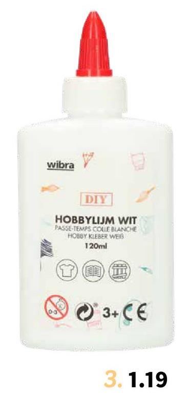 HOBBYLIJM WIT