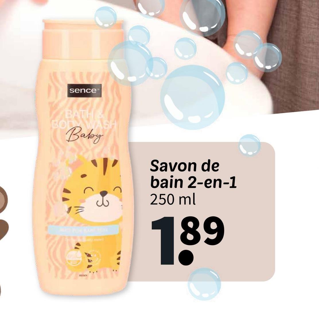 Savon de bain 2-en-1