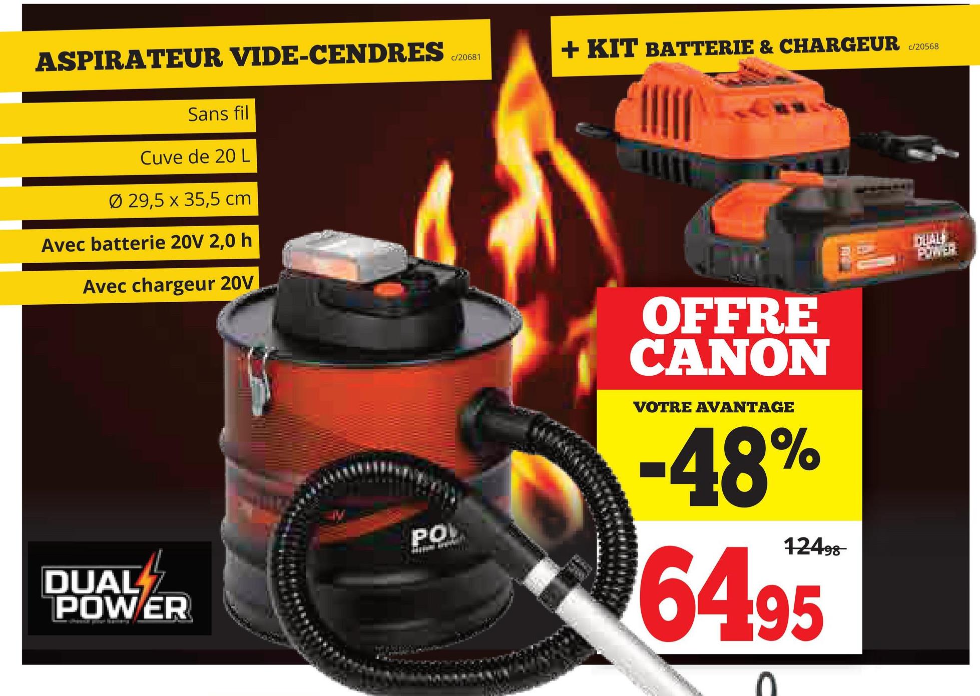 ASPIRATEUR VIDE-CENDRES