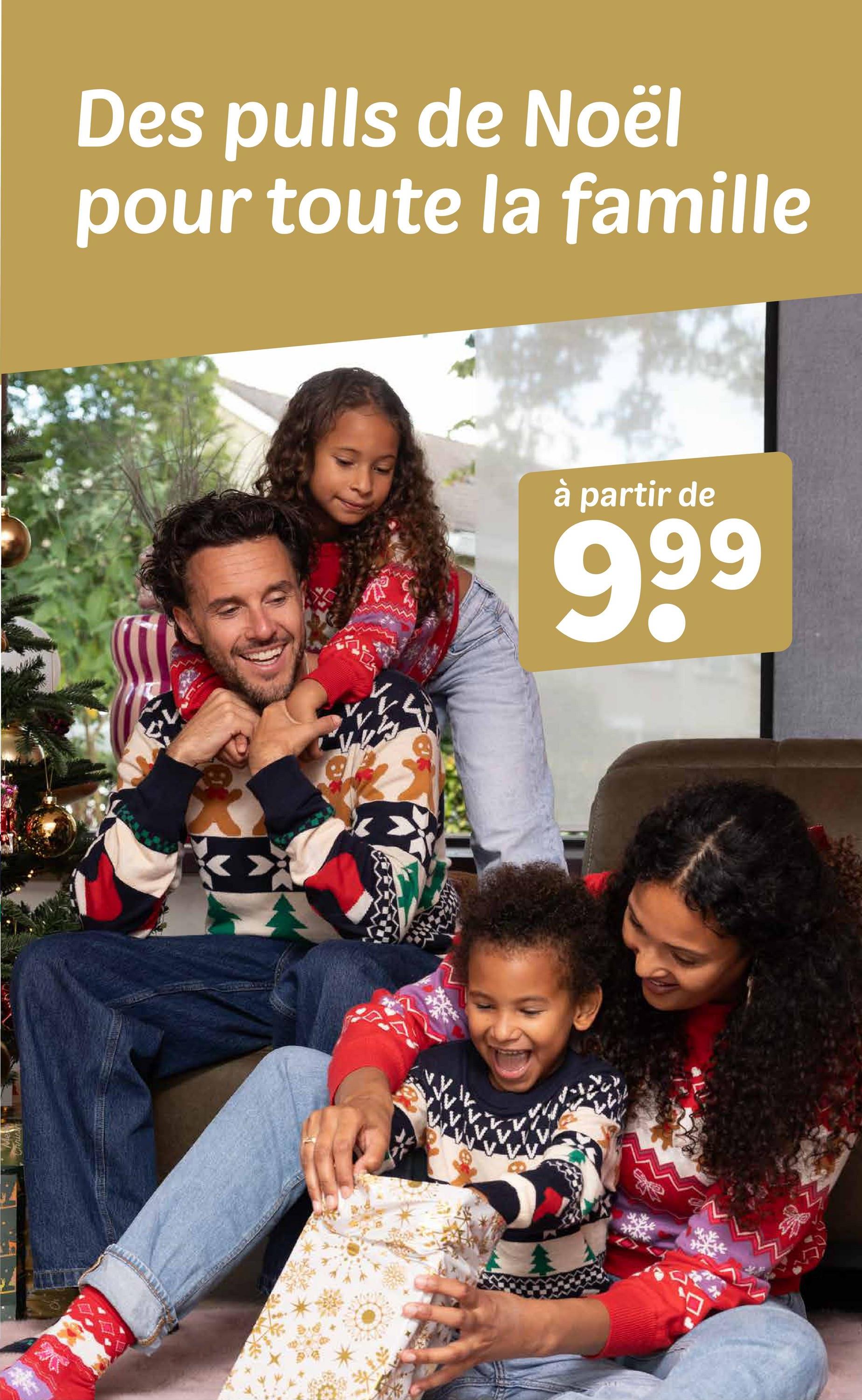 Des pulls de Noël pour toute la famille
