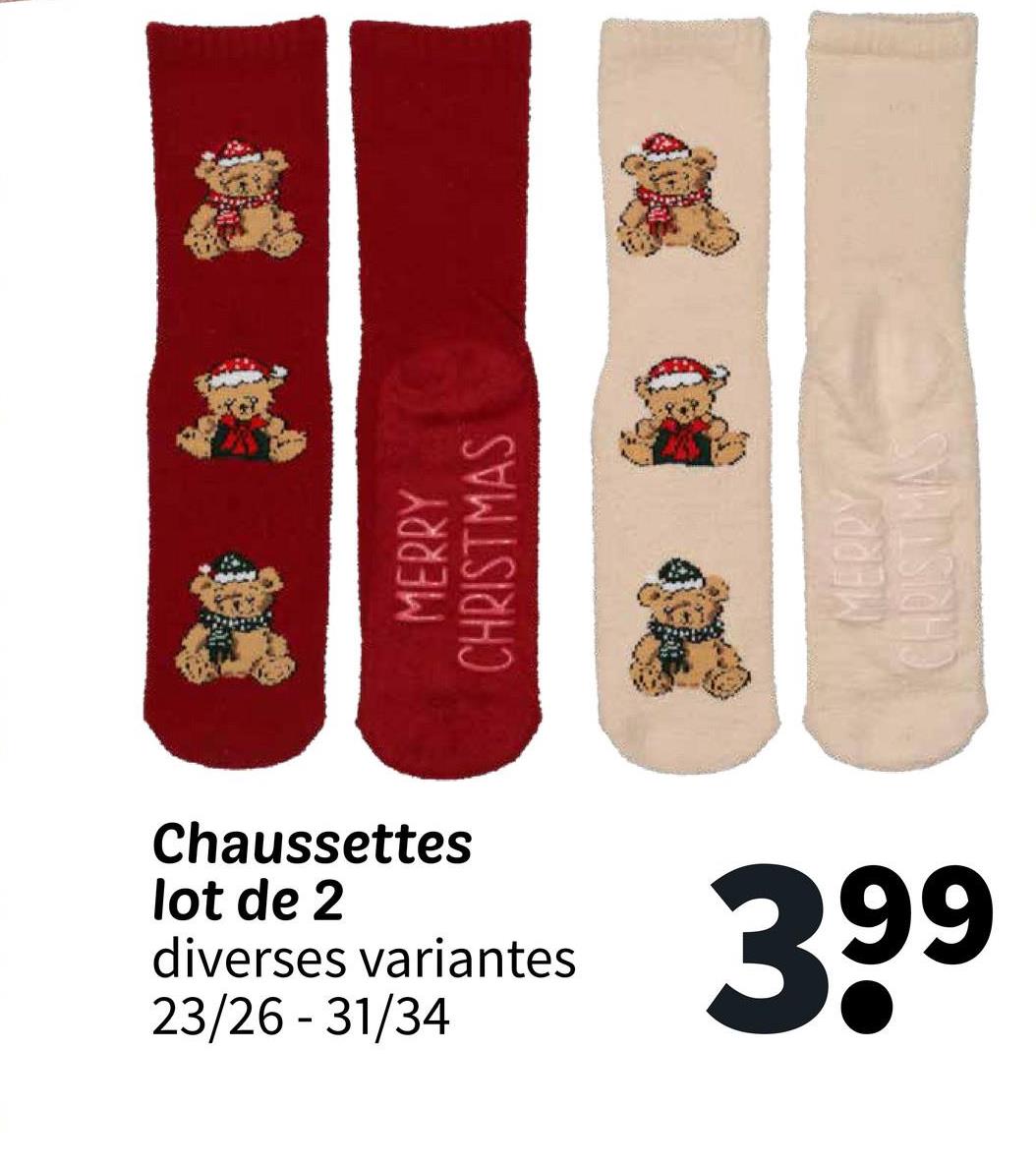 Chaussettes lot de 2
