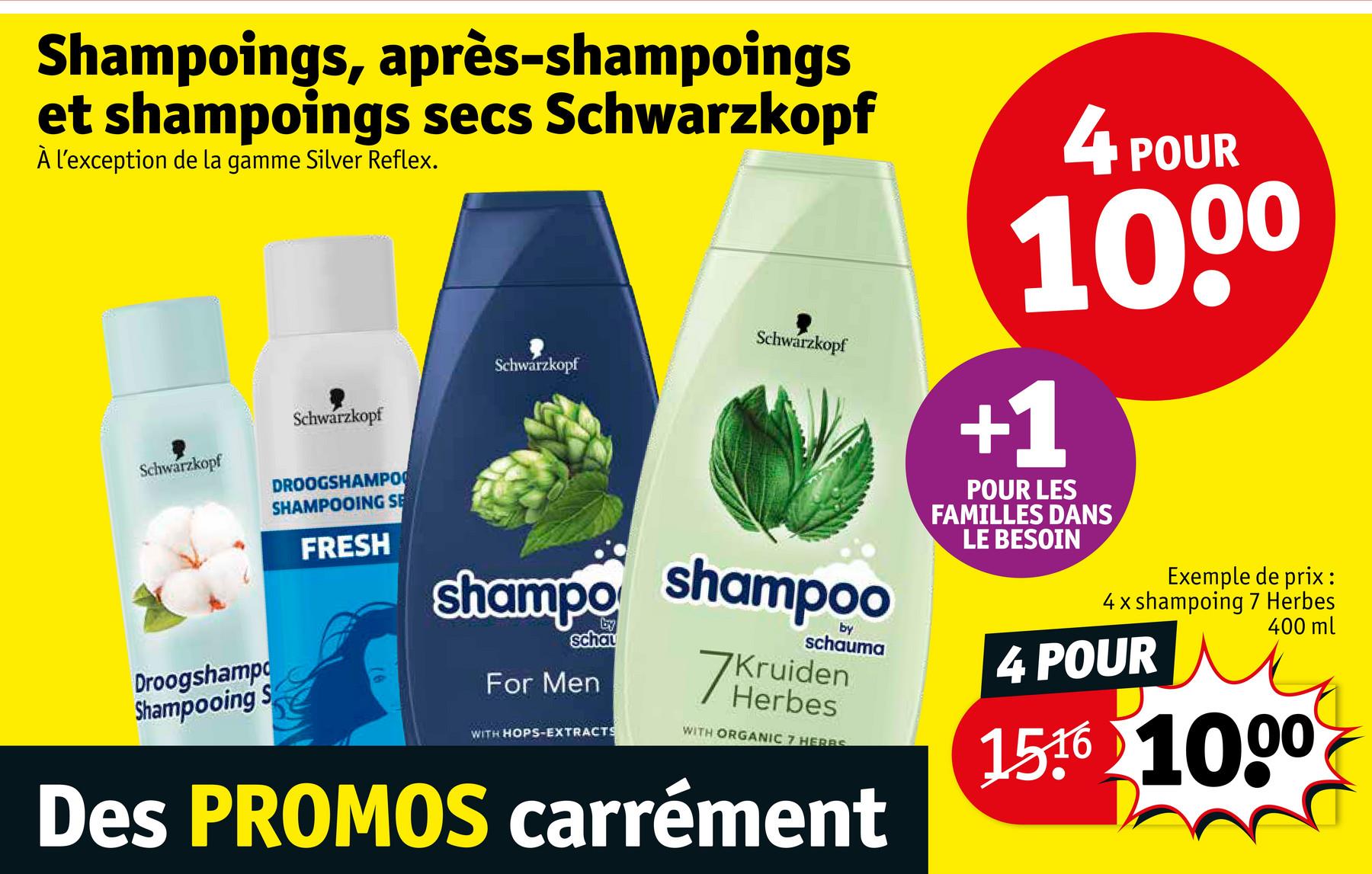 Shampoings, après-shampoings et shampoings secs Schwarzkopf