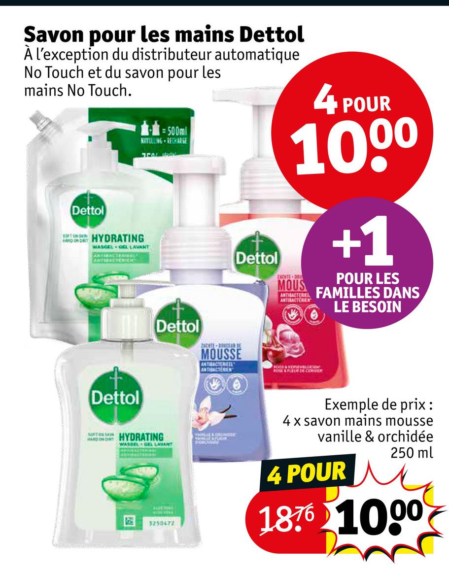 Savon pour les mains Dettol