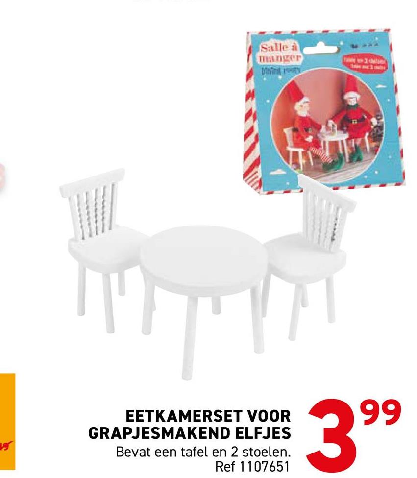 EETKAMERSET VOOR GRAPJESMAKEND ELFJES