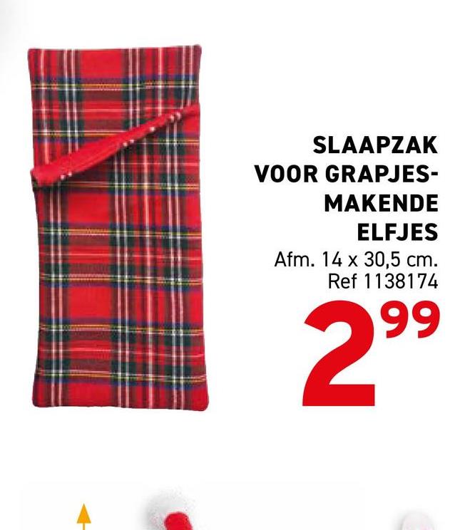 SLAAPZAK VOOR GRAPJES-MAKENDE ELFJES