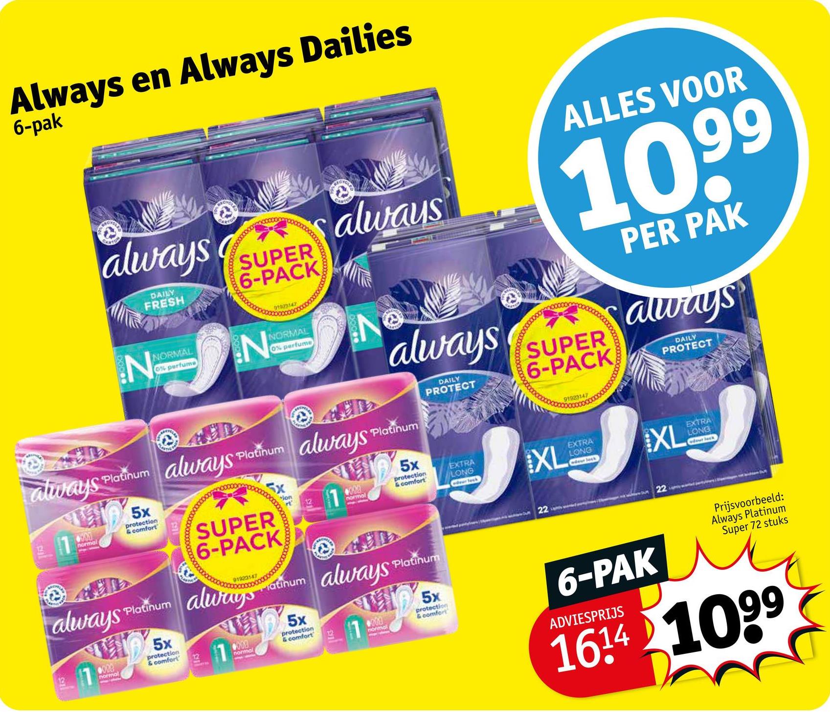 Always en Always Dailies 6-pak