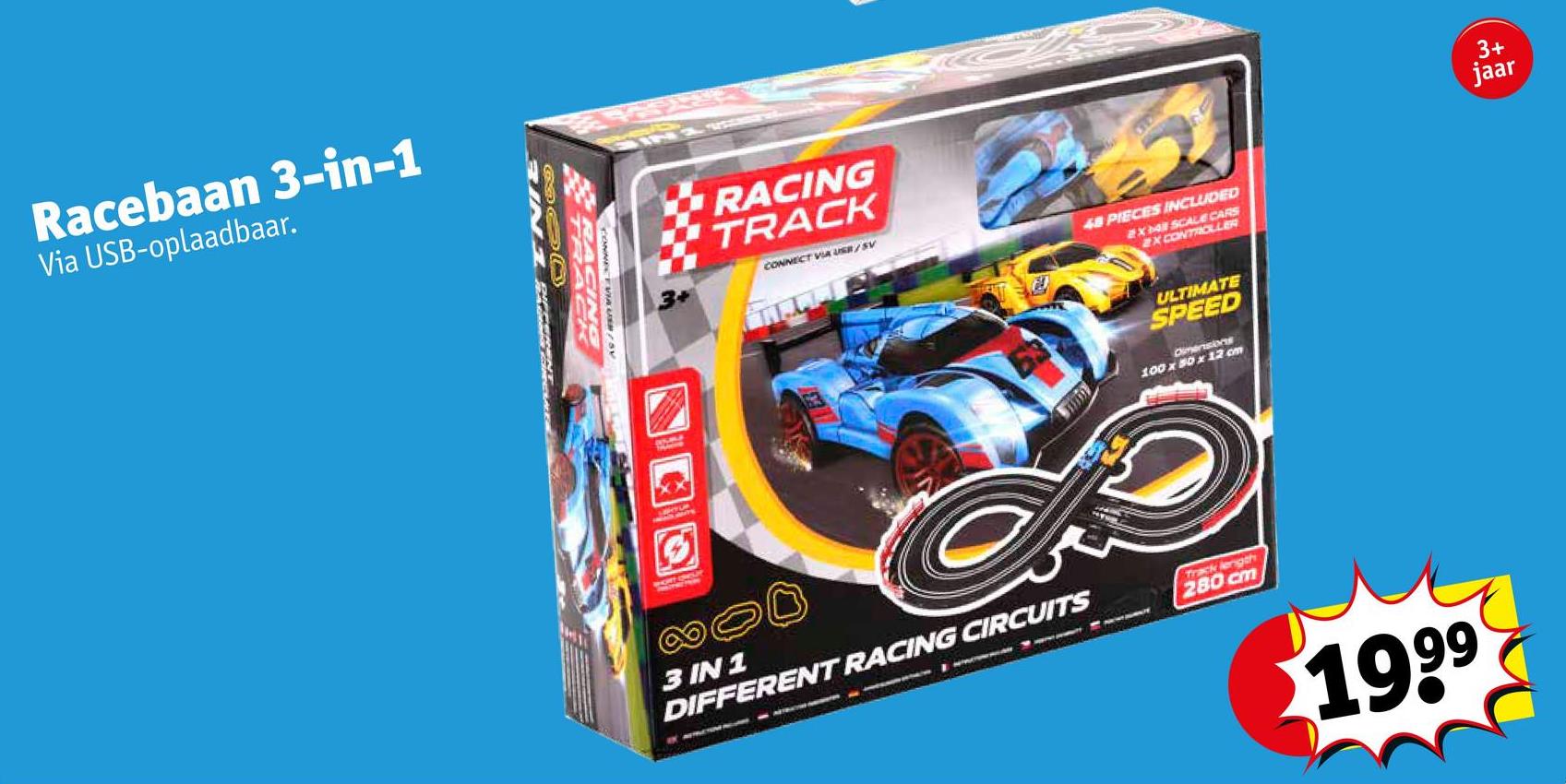 Racebaan 3-in-1