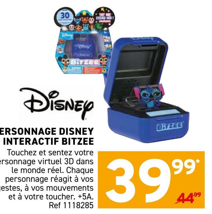 ERSONNAGE DISNEY INTERACTIF BITZEE
