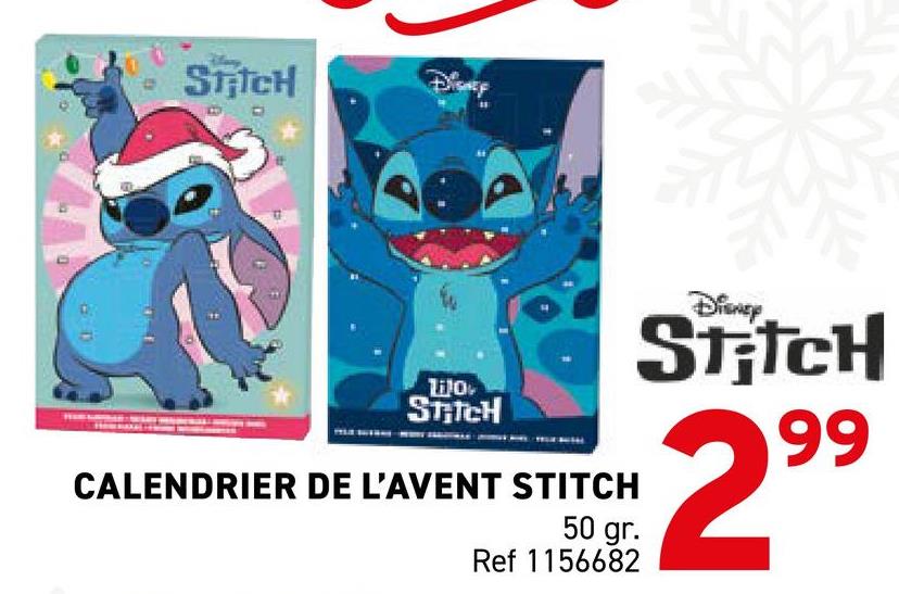 CALENDRIER DE L'AVENT STITCH