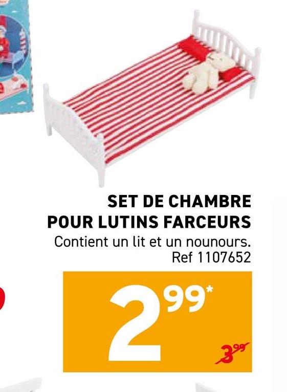SET DE CHAMBRE POUR LUTINS FARCEURS