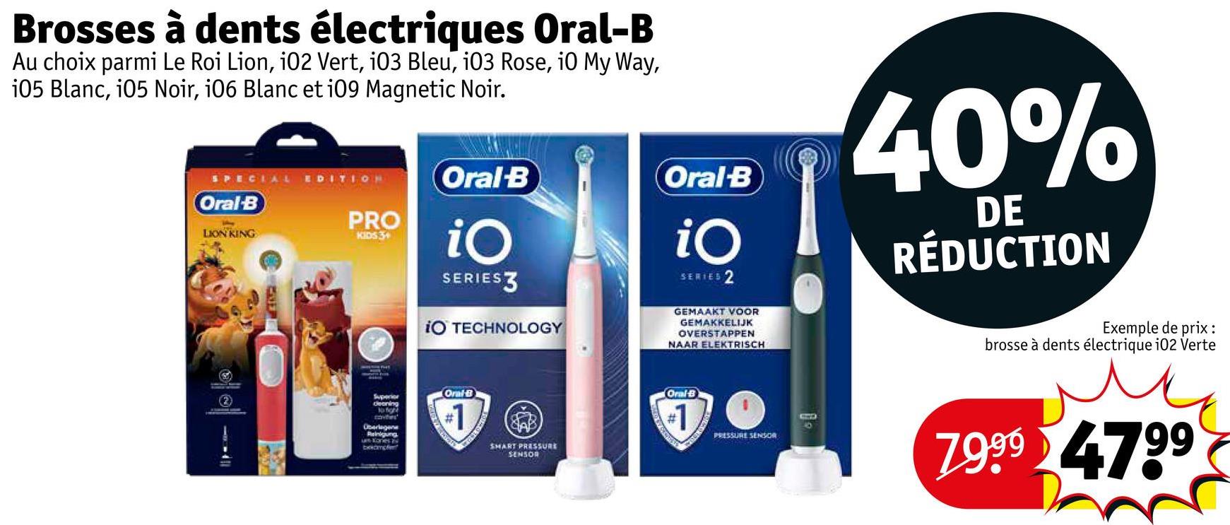 Brosses à dents électriques Oral-B