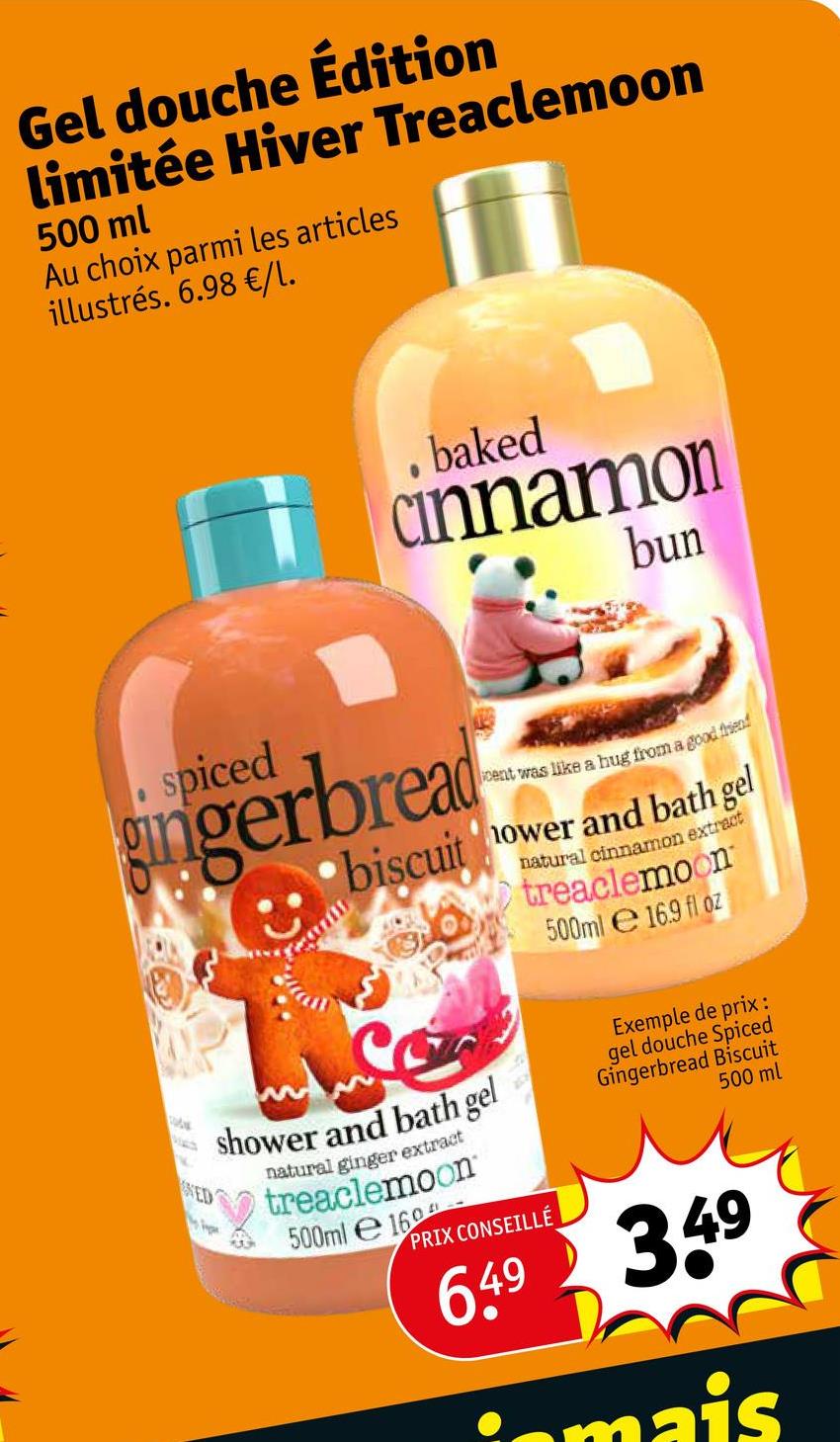 Gel douche Édition limitée Hiver Treaclemoon