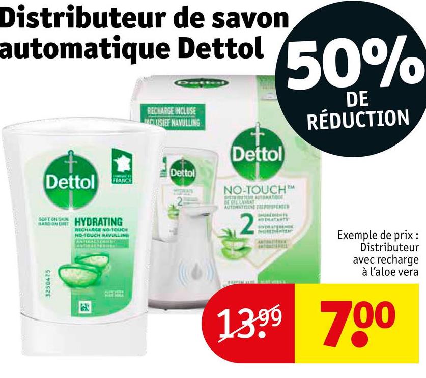 Distributeur de savon automatique Dettol