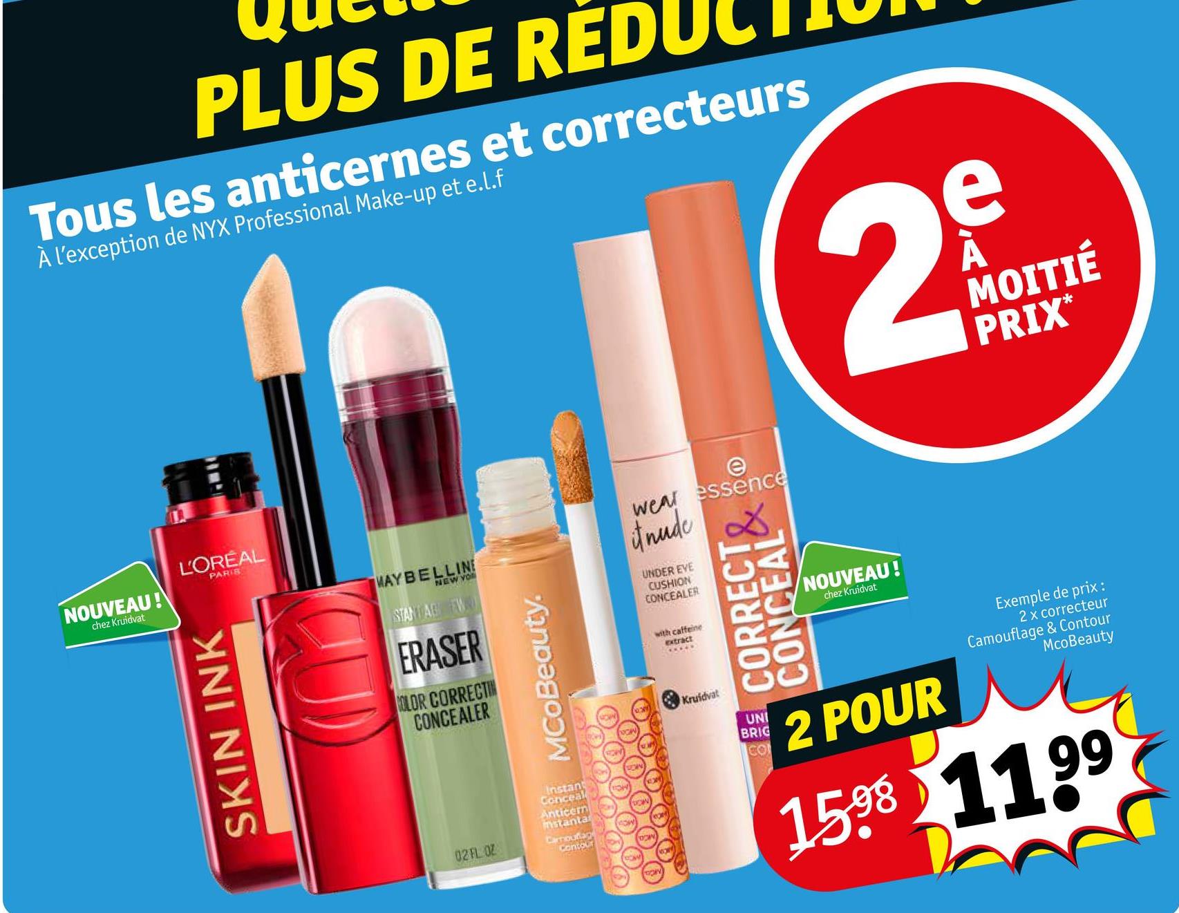 Tous les anticernes et correcteurs