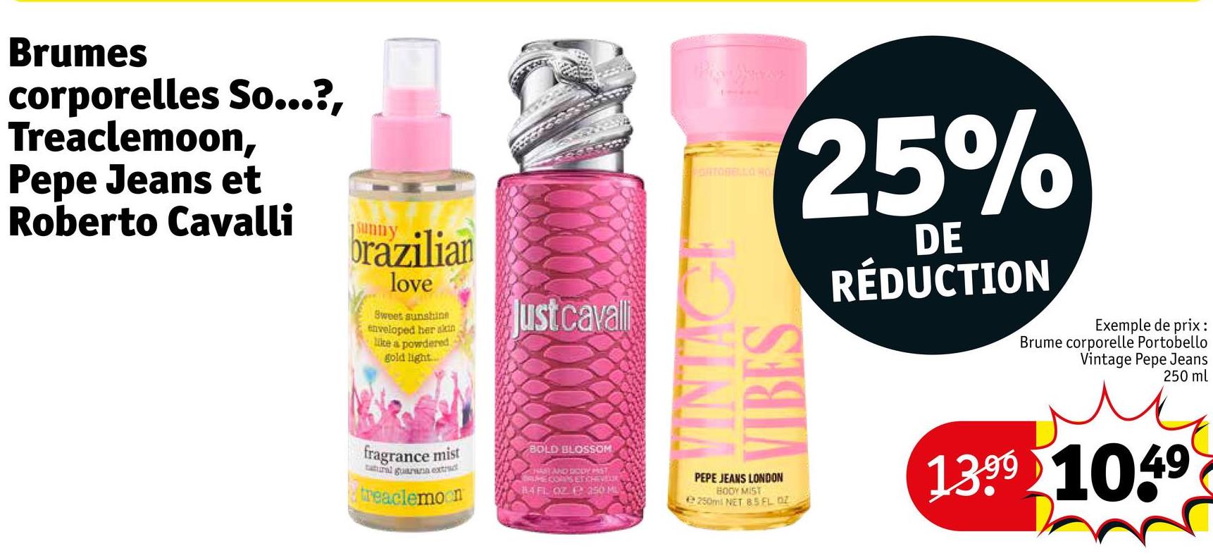 Brume corporelle Portobello Vintage Pepe Jeans 250 mL