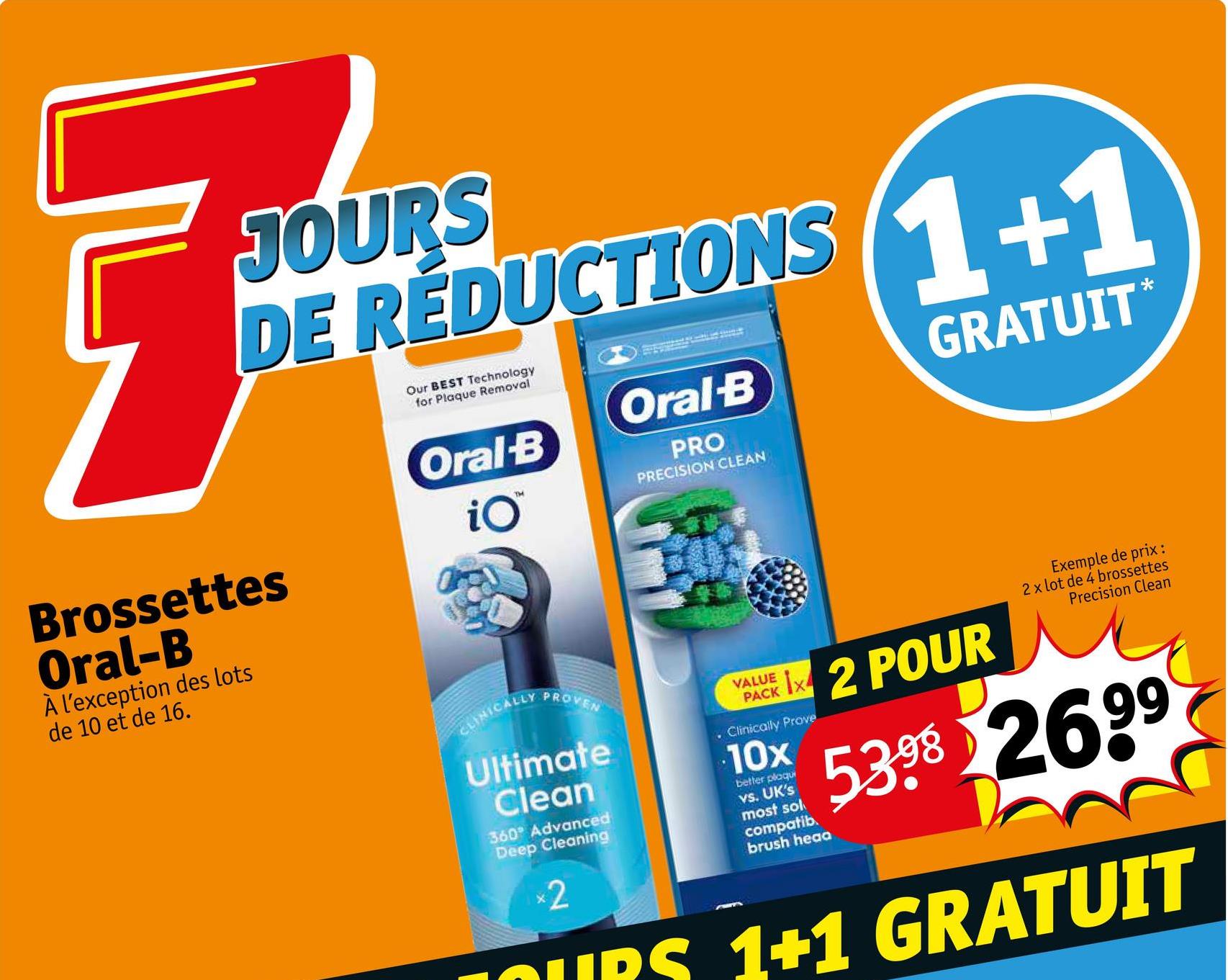 Brossettes Oral-B