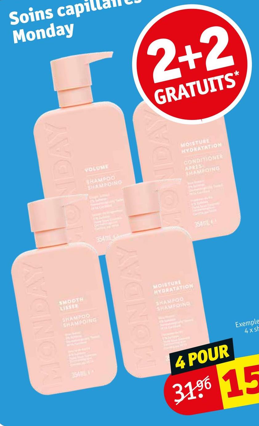 Soins capillaires Monday