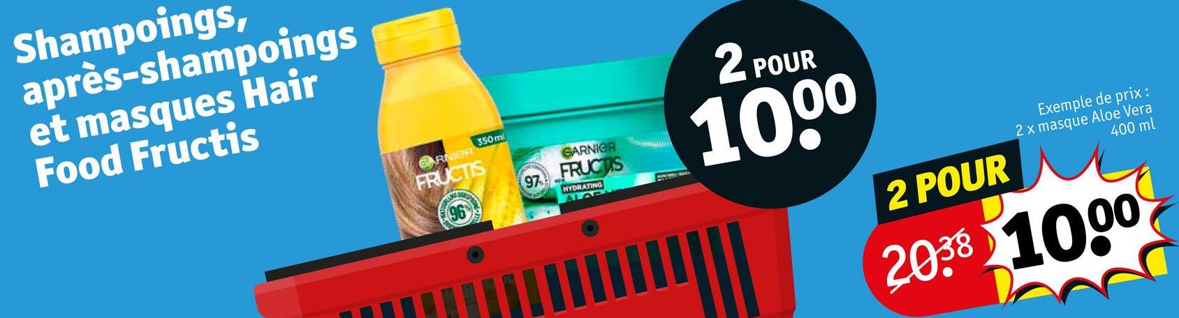 Shampoings, après-shampoings et masques Hair Food Fructis