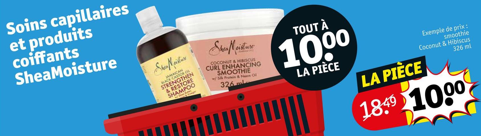 Soins capillaires et produits coiffants SheaMoisture