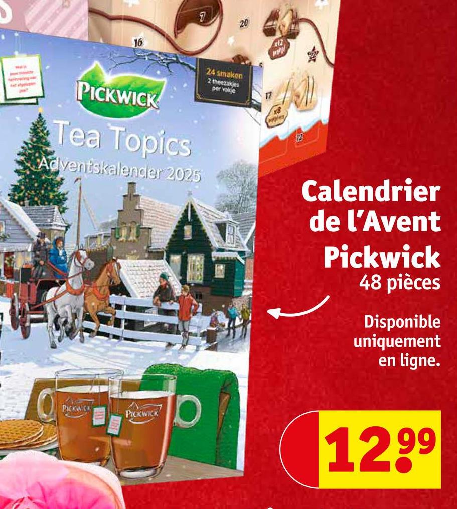 Calendrier de l'Avent Pickwick