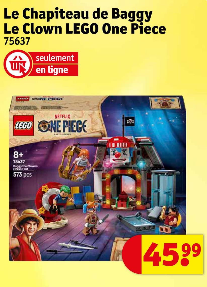 Le Chapiteau de Baggy Le Clown LEGO One Piece