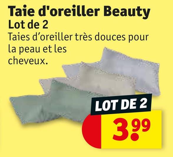 Taie d'oreiller Beauty