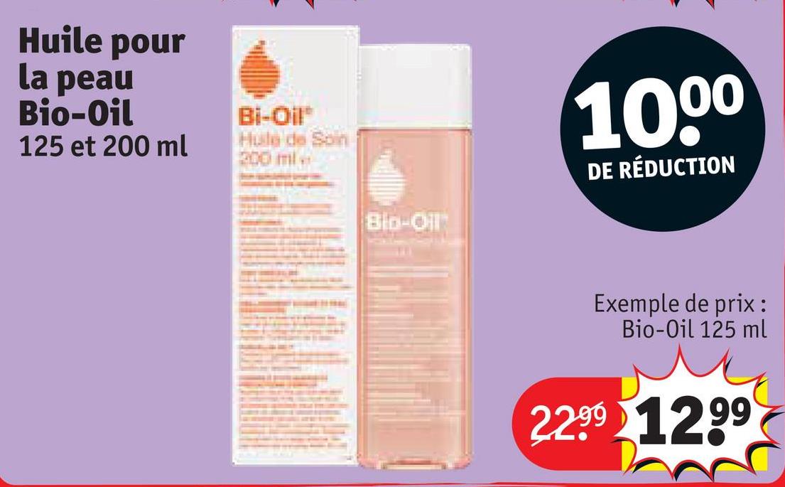 Huile pour la peau Bio-Oil