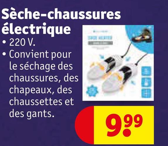 Sèche-chaussures électrique
