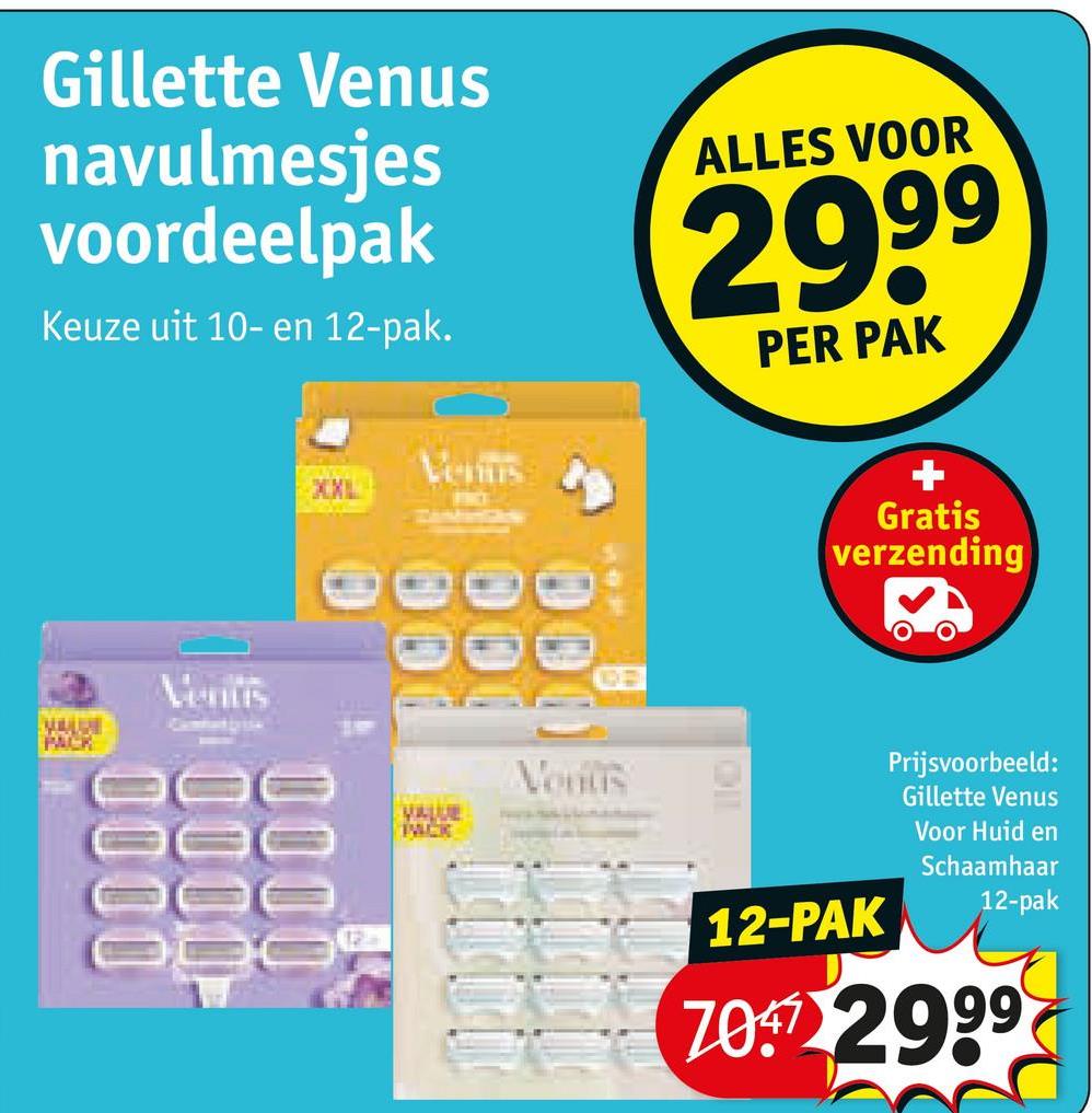 Gillette Venus navulmesjes voordeelpak