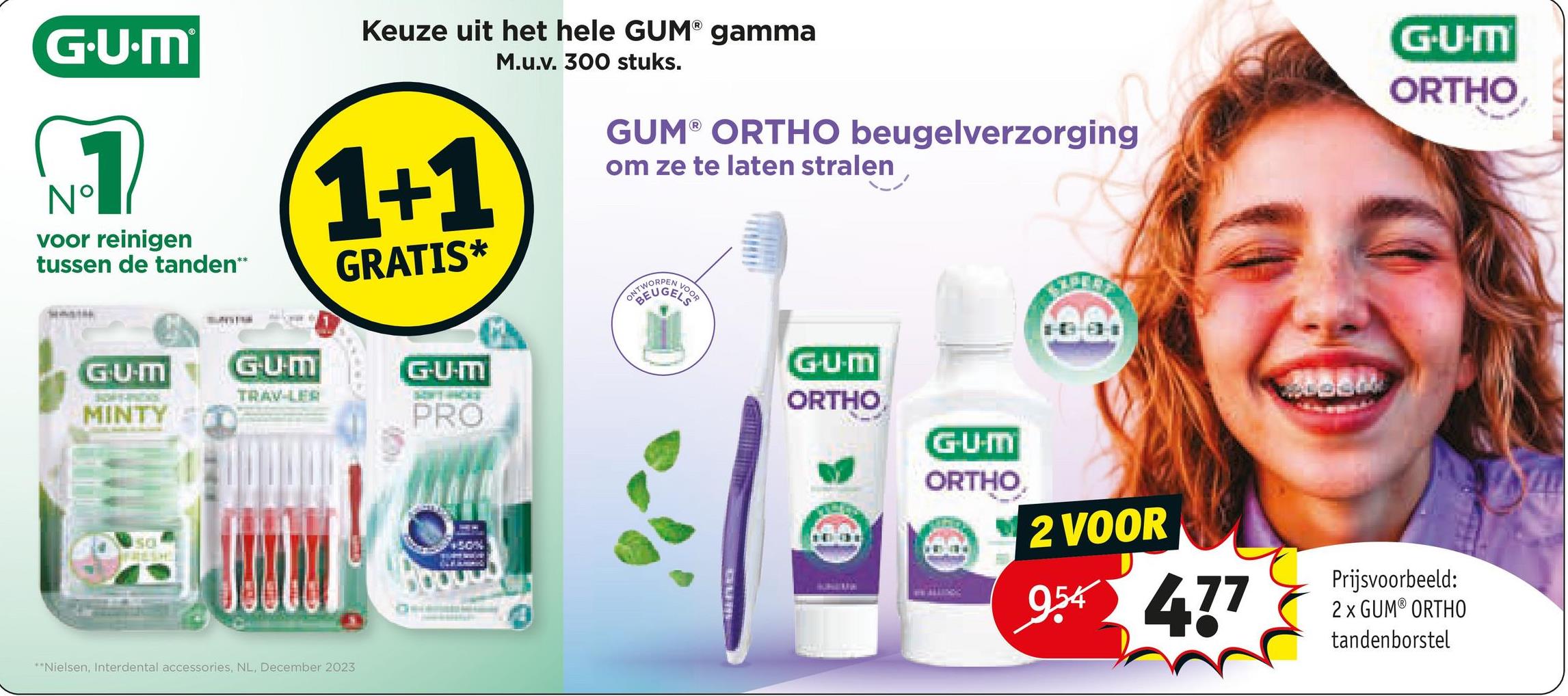 GUM® ORTHO beugelverzorging