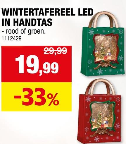 WINTERTAFEREEL LED IN HANDTAS