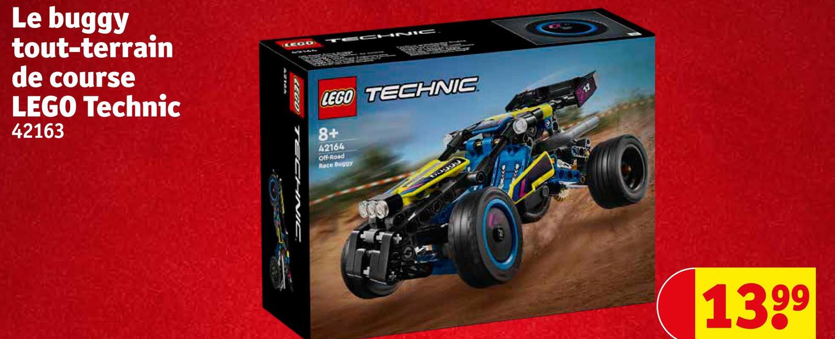 Le buggy tout-terrain de course LEGO Technic 42163