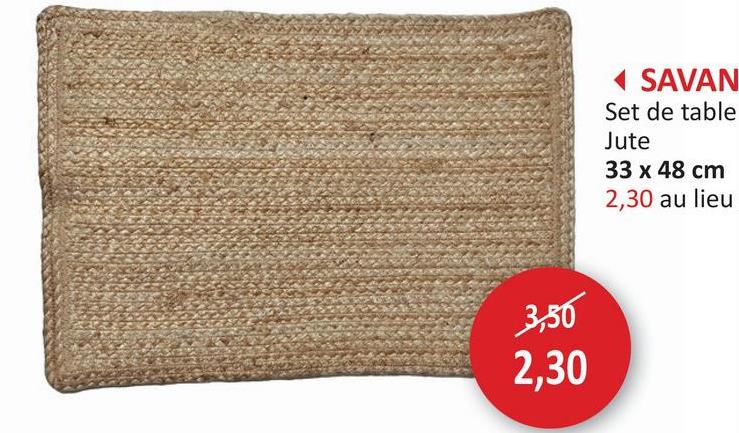 Set de table Jute