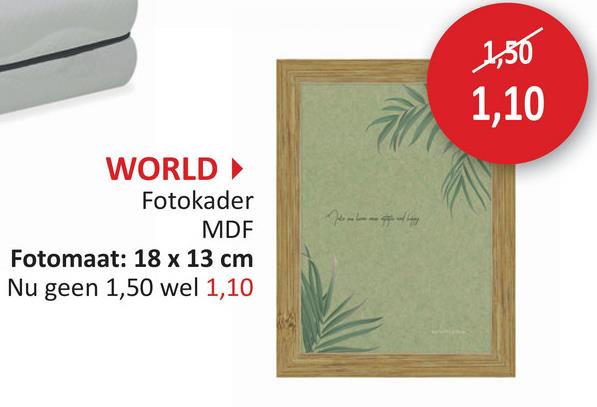 WORLD Fotokader MDF