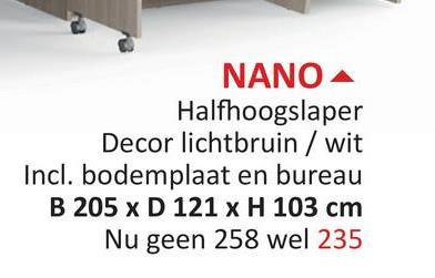 NANO Halfhoogslaper