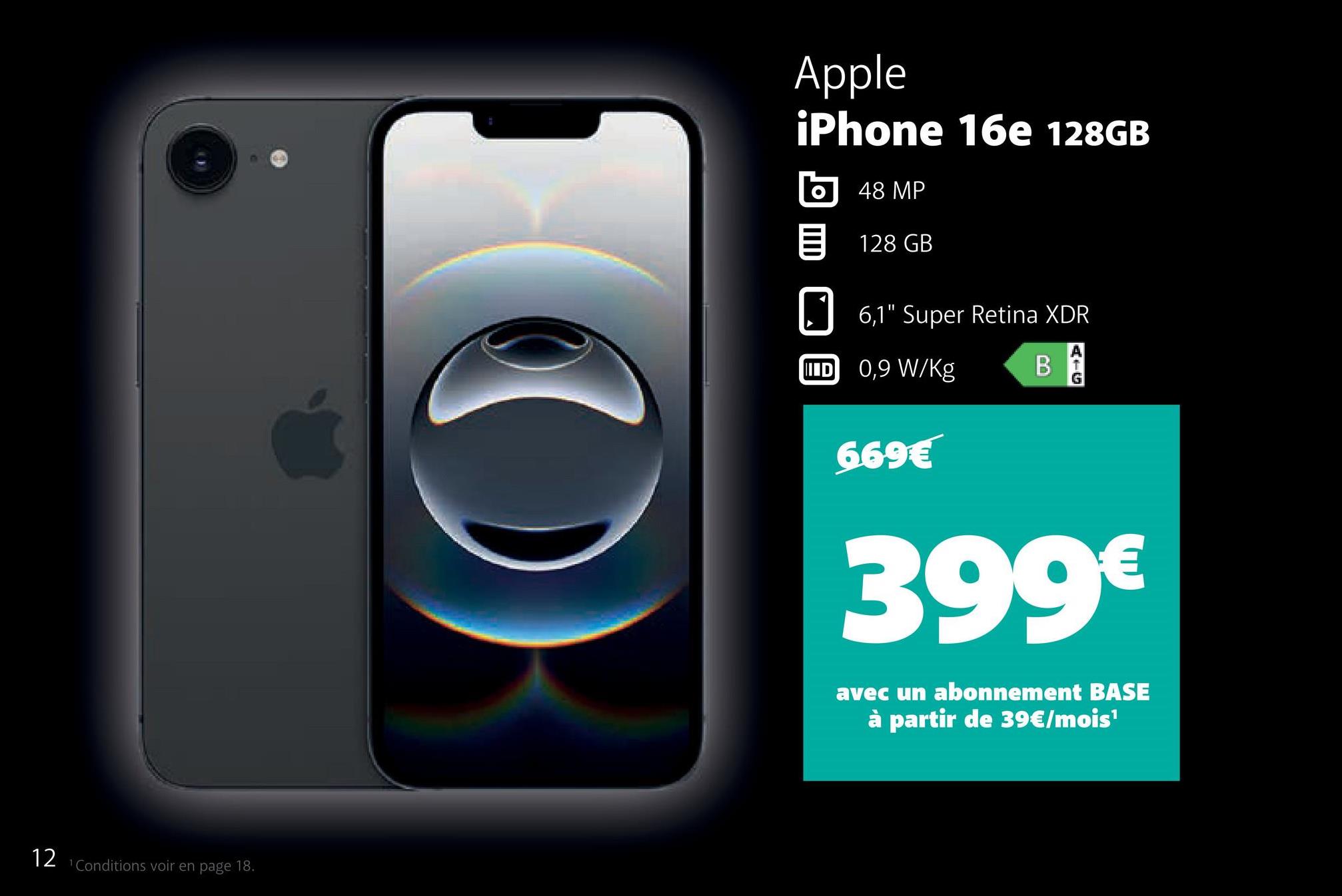 Apple iPhone 16e 128GB