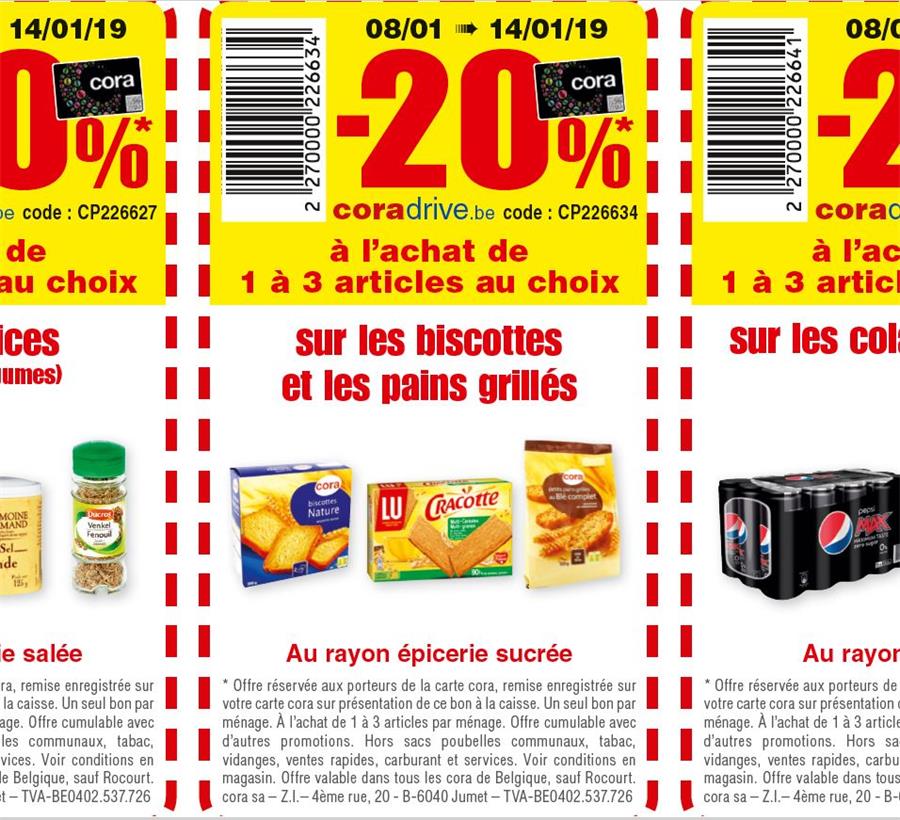 Coupon à imprimer Cora