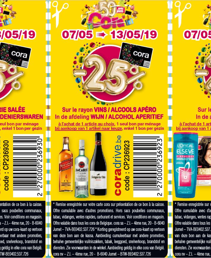 Coupon à imprimer Cora